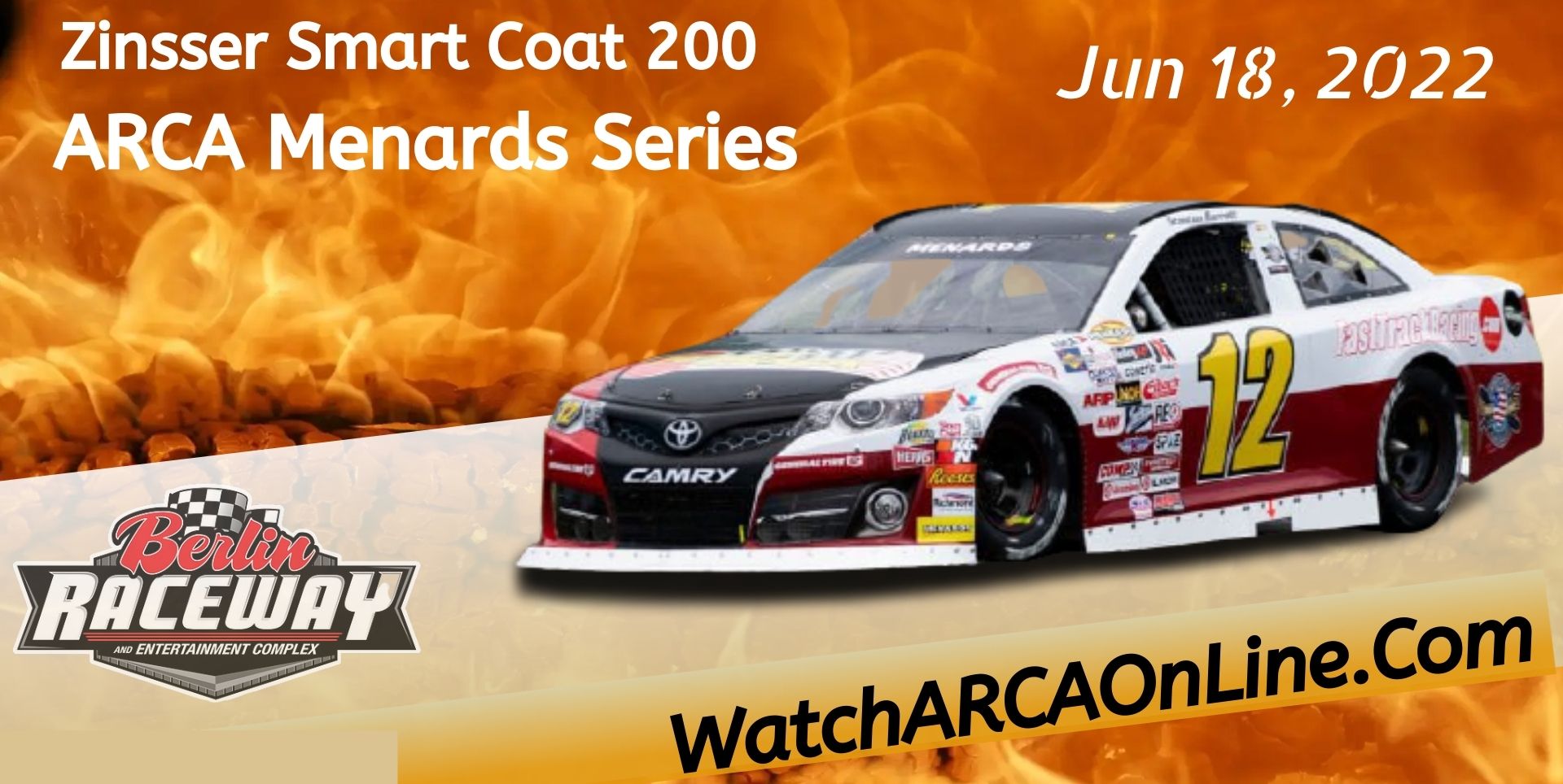 Zinsser SmartCoat 200 ARCA Racing Live Stream