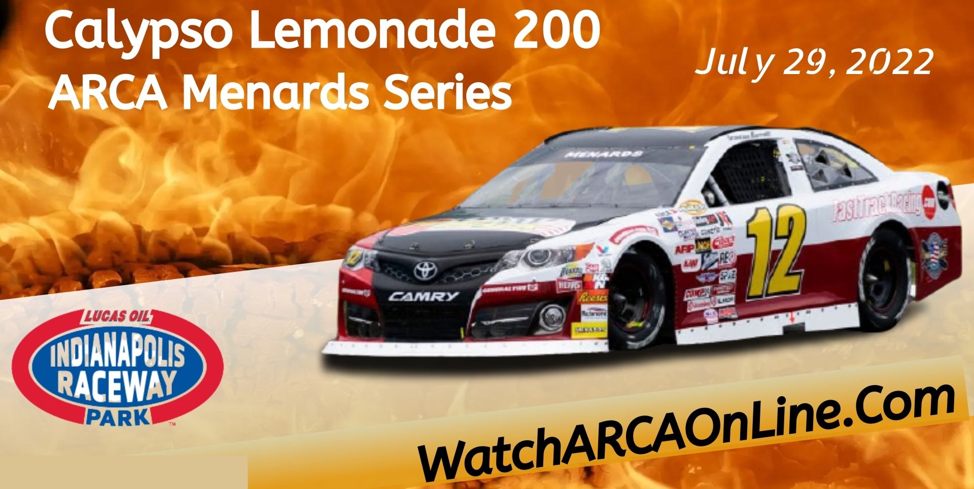 Calypso Lemonade 200 Live Stream 2022 | Arca Racing