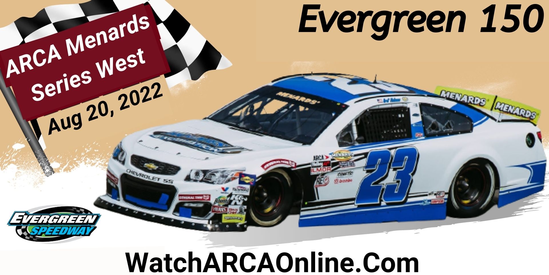 Evergreen 150 Live Stream 2022 | Arca Racing